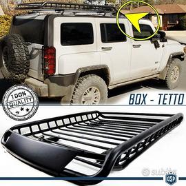 Portapacchi BOX Tetto PER HUMMER H3 H2 H1 Off Road