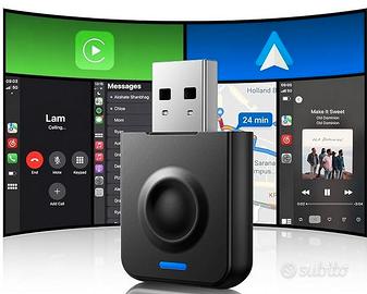 Adattatore wireless per Apple Carplay/Android Auto