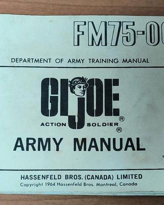 G.I.Joe catalogo FM75-00 originale 1964