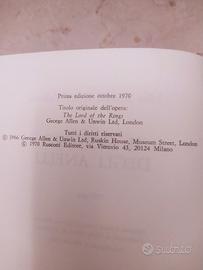 "prima edizione"il signore degli anelli 1970 