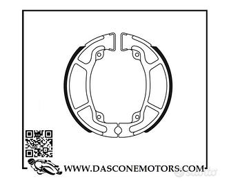 Ganasce Freno Posteriori HONDA LEAD SH @ CBF 100 1