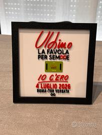 Tor Vergata racchiusa in un quadro in stampa 3d...