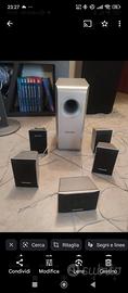 Sistema dolby surround 5.1 con lettore Panasonic