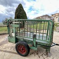 Carro pesa-animali Bascula bestiame