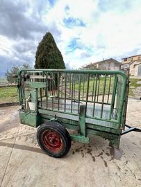 Carro pesa-animali Bascula bestiame