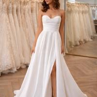 Abito da sposa in Mikado