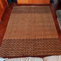 Tappeto beige/marrone in fibra naturale