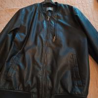 giubbotto similpelle uomo 