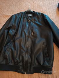 giubbotto similpelle uomo 