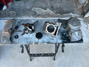 Cilindro e pistone zs190 con albero motore