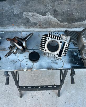 Cilindro e pistone zs190 con albero motore