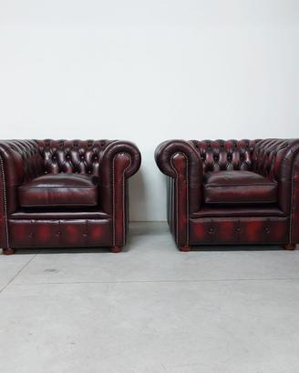 Poltrone chesterfield nuove... chester club