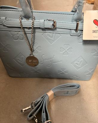 Borsa Sweet Years blue con tracolla regolabile