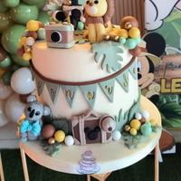 Allestimento topolino Safari festa