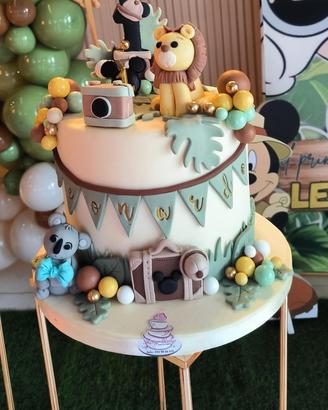 Allestimento topolino Safari festa