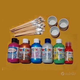 Set Pittura Creativa 6 Colori Assortiti