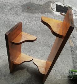 mensole legno chiaro