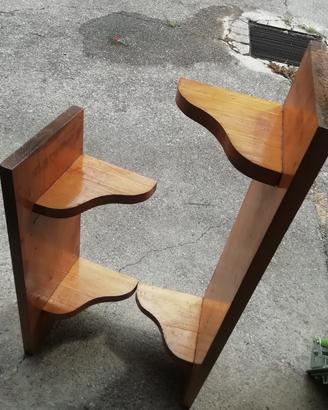 mensole legno chiaro