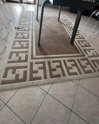 Tappeto in lana stile Fendi Casa