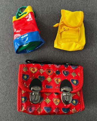 Set gadget zaino sacca cartella giornale Cioè 80