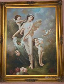 Grade quadro con Venere e Putti.