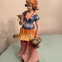 Statua in ceramica Vintage