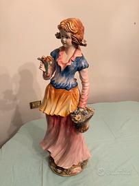 Statua in ceramica Vintage