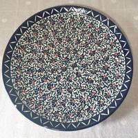 Piatto artistico ceramica Kutahya Turchia Vintage