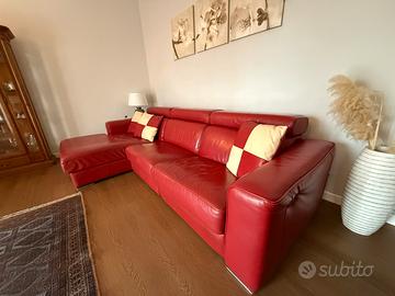 Divano in vera pelle