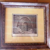 Litografia antica  Chiesa San Nicola di Agrigento