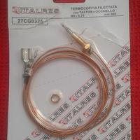 TERMOCOPPIA FILETTATA con FASTON e OCCHIELLO M6 x