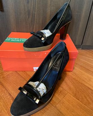 Decoltè nere n. 37 Benetton