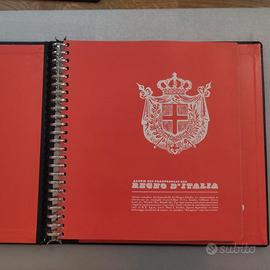 album collezione 213 francobolli cartella bolaffi