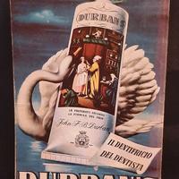 Stampa Pubblicita' dentifricio Durban's del 1953