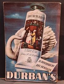 Stampa Pubblicita' dentifricio Durban's del 1953