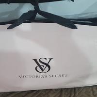borsa Victoria's Secret nera in pelle