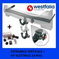 GANCIO TRAINO ESTRAIBILE VERTICALE WESTFALIA + cen