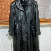 Cappotto in vera pelle da donna