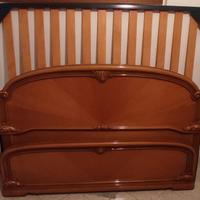 Letto singolo con rete a doghe ammortizzate