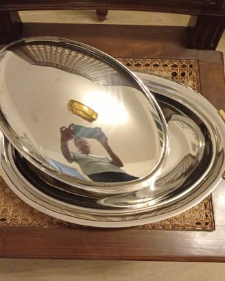 porta vivande pesce in acciaio 5€