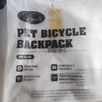 trasportino cane bicicletta