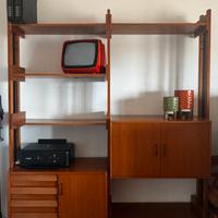 Libreria vintage scandinavo due moduli