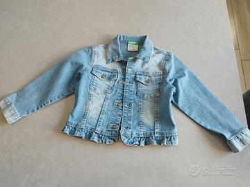 Giacca di jeans bimba 3-4 Benetton