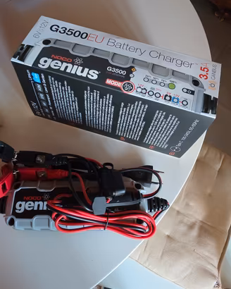 Caricabatterie 6V/ 12V 3,5A per batterie Pb/Litio