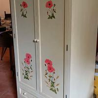 Armadio e Madia , stile Shabby in legno.