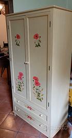 Armadio e Madia , stile Shabby in legno.