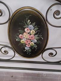 Testiera letto ferro battuto