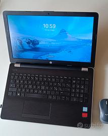 Laptop HP i7 SSD 512GB + Radeon perfetto + mouse