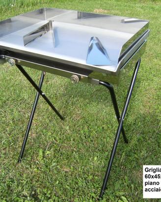 Griglia a gas 60x45 acciaio