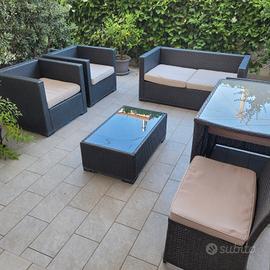 set divani da esterno 